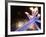 Olympic Flame Burns after the Opening Ceremony of the Vancouver 2010 Olympics-null-Framed Photographic Print