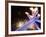 Olympic Flame Burns after the Opening Ceremony of the Vancouver 2010 Olympics-null-Framed Photographic Print