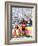 Olympic Games in Los Angeles, 1984 : 100M : Carl Lewis Winner-null-Framed Photo