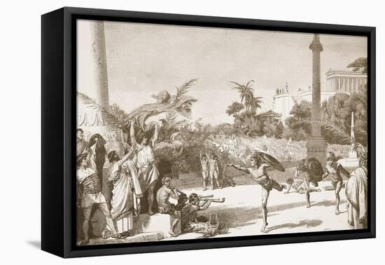 Olympic Games (Litho)-English-Framed Premier Image Canvas