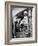 Olympic High Jumper Walter Davis Doing Ballet Exercises in Class of Women Dancers-John Dominis-Framed Premium Photographic Print