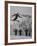 Olympic Hopeful, Bud Werner, Jumping Slope, at Sun Valley Training Camp-null-Framed Premium Photographic Print