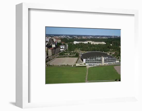 Olympic ice rink from tower of Olympic Stadium, 1930s-Unknown-Framed Photographic Print