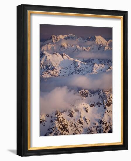 Olympic Mountain Range, Olympic National Park, UNESCO World Heritage Site, Washington State, USA-Colin Brynn-Framed Photographic Print