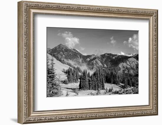 Olympic Mountains I-Laura Marshall-Framed Photographic Print