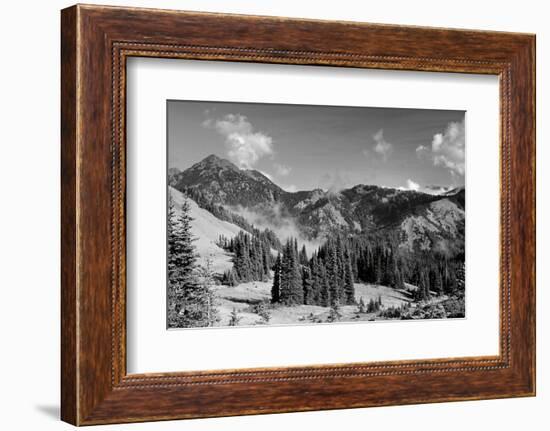 Olympic Mountains I-Laura Marshall-Framed Photographic Print