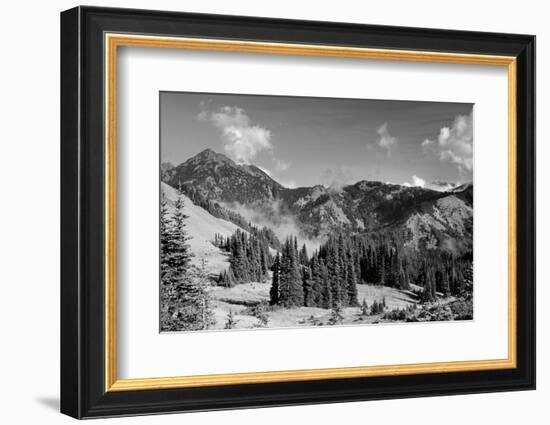 Olympic Mountains I-Laura Marshall-Framed Photographic Print