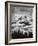 Olympic National Park, Mount Carrie and Carrie Glacier Through the Clouds from Hurricane Ridge-Ann Collins-Framed Photographic Print