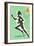 Olympic Runner, 1956-null-Framed Premium Giclee Print