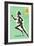 Olympic Runner, 1956-null-Framed Premium Giclee Print