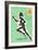 Olympic Runner, 1956-null-Framed Art Print