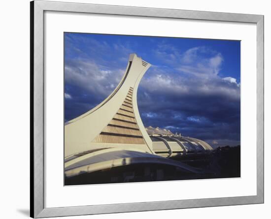 Olympic Stadium, Montreal, Quebec, Canada-Walter Bibikow-Framed Photographic Print