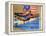 Olympic Swimmers-Michael Dudash-Framed Stretched Canvas