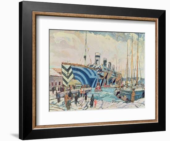 'Olympic' with Returned Soldiers 1919-Arthur Lismer-Framed Giclee Print