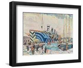 'Olympic' with Returned Soldiers 1919-Arthur Lismer-Framed Giclee Print