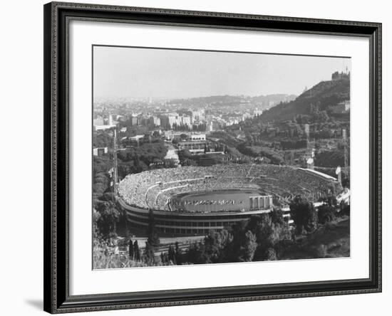 Olympics Opening Ceremony in Stadium-null-Framed Photographic Print