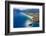 Olympos and Cirali beach aerial, Antalya, Turkey.-Ali Kabas-Framed Photographic Print