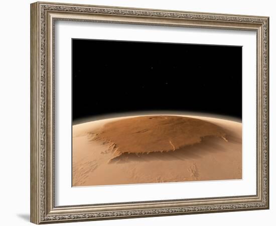 Olympus Mons, Mars, Artwork-Walter Myers-Framed Photographic Print