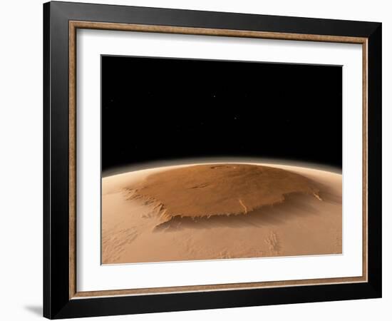 Olympus Mons, Mars, Artwork-Walter Myers-Framed Photographic Print
