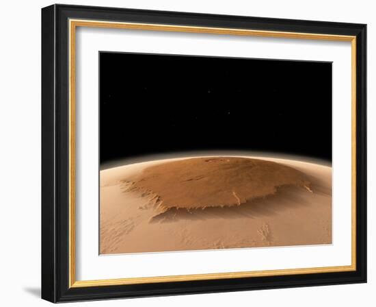 Olympus Mons, Mars, Artwork-Walter Myers-Framed Photographic Print