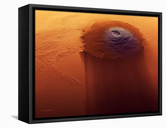 Olympus Mons, Mars-Detlev Van Ravenswaay-Framed Premier Image Canvas