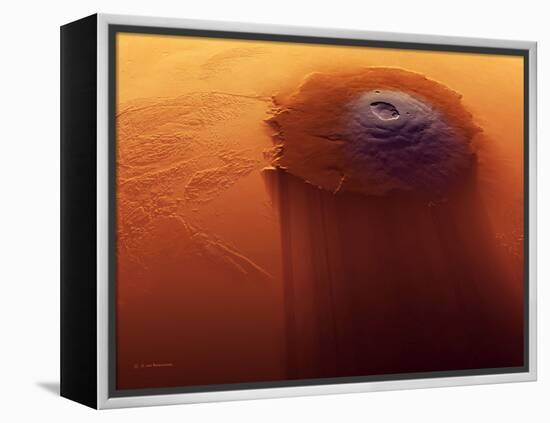 Olympus Mons, Mars-Detlev Van Ravenswaay-Framed Premier Image Canvas