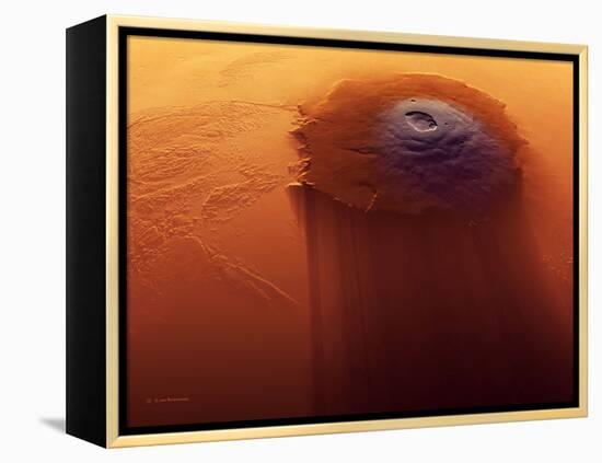 Olympus Mons, Mars-Detlev Van Ravenswaay-Framed Premier Image Canvas