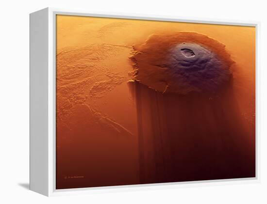 Olympus Mons, Mars-Detlev Van Ravenswaay-Framed Premier Image Canvas