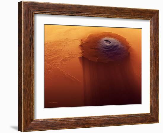 Olympus Mons, Mars-Detlev Van Ravenswaay-Framed Photographic Print