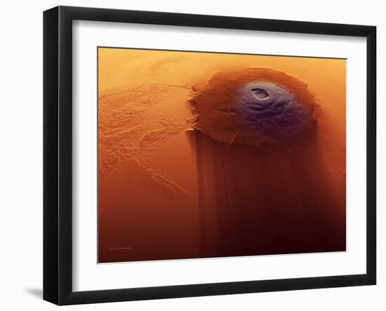 Olympus Mons, Mars-Detlev Van Ravenswaay-Framed Photographic Print