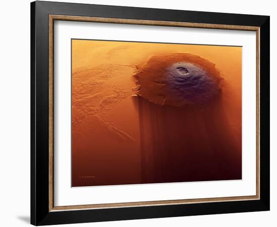 Olympus Mons, Mars-Detlev Van Ravenswaay-Framed Photographic Print