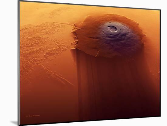 Olympus Mons, Mars-Detlev Van Ravenswaay-Mounted Photographic Print