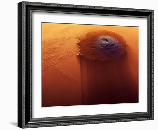 Olympus Mons, Mars-Detlev Van Ravenswaay-Framed Photographic Print