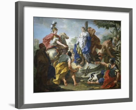 Olynthus and Sophronia-Giovanno Battista Pittoni-Framed Giclee Print