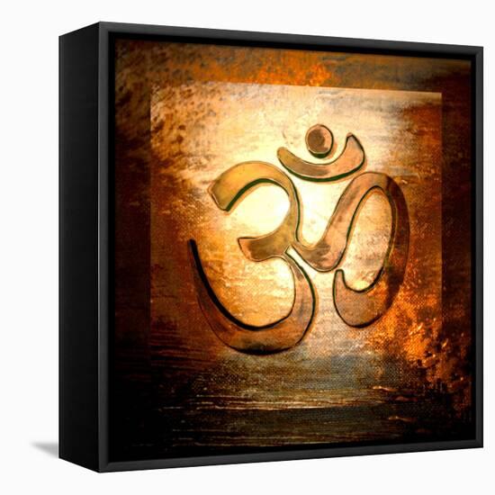 Om II-Christine Ganz-Framed Stretched Canvas