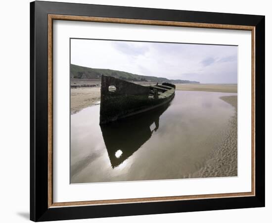 Omaha Beach, Basse Normandie (Normandy), France-Adam Woolfitt-Framed Photographic Print