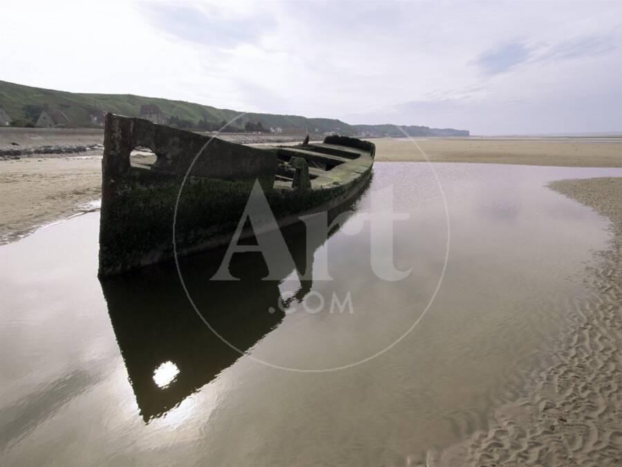 Omaha Beach Basse Normandie Normandy France Photographic Print Adam Woolfitt Art Com