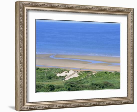 Omaha Beach (D-Day WWII), Colleville-Sur-Mer, Calvados, Normandy, France-Guy Thouvenin-Framed Photographic Print