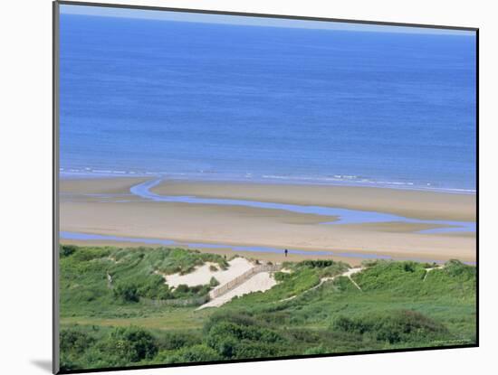 Omaha Beach (D-Day WWII), Colleville-Sur-Mer, Calvados, Normandy, France-Guy Thouvenin-Mounted Photographic Print