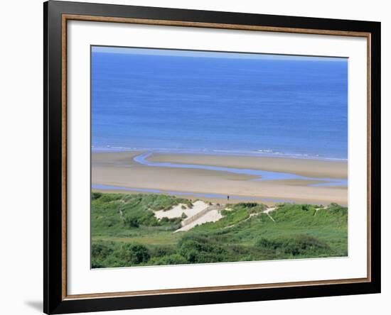 Omaha Beach (D-Day WWII), Colleville-Sur-Mer, Calvados, Normandy, France-Guy Thouvenin-Framed Photographic Print