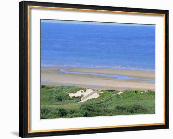 Omaha Beach (D-Day WWII), Colleville-Sur-Mer, Calvados, Normandy, France-Guy Thouvenin-Framed Photographic Print