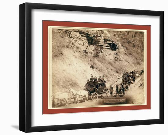 Omaha Board of Trade in Mountains Near Deadwood, April 26, 1889-John C. H. Grabill-Framed Giclee Print