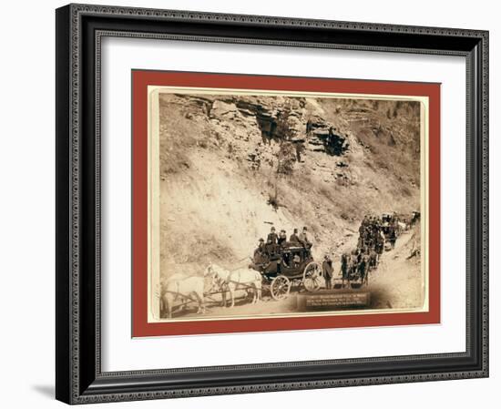 Omaha Board of Trade in Mountains Near Deadwood, April 26, 1889-John C. H. Grabill-Framed Giclee Print