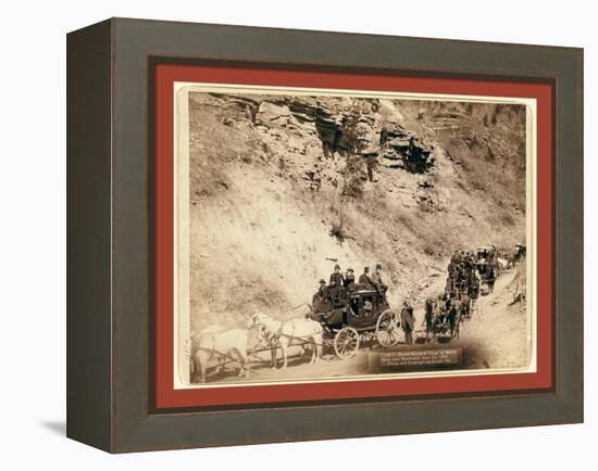 Omaha Board of Trade in Mountains Near Deadwood, April 26, 1889-John C. H. Grabill-Framed Premier Image Canvas