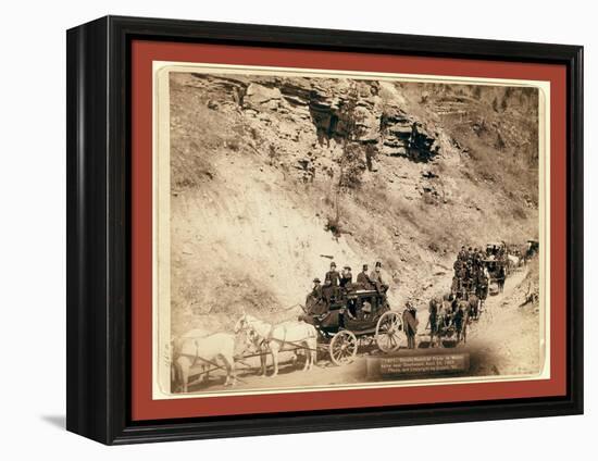 Omaha Board of Trade in Mountains Near Deadwood, April 26, 1889-John C. H. Grabill-Framed Premier Image Canvas