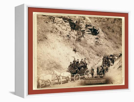 Omaha Board of Trade in Mountains Near Deadwood, April 26, 1889-John C. H. Grabill-Framed Premier Image Canvas