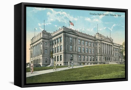 Omaha High School, Omaha, Nebraska-null-Framed Stretched Canvas