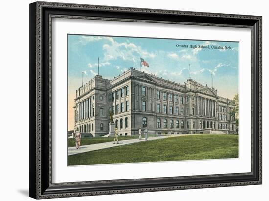 Omaha High School, Omaha, Nebraska-null-Framed Art Print