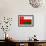 Oman Flag Design with Wood Patterning - Flags of the World Series-Philippe Hugonnard-Framed Art Print displayed on a wall