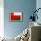 Oman Flag Design with Wood Patterning - Flags of the World Series-Philippe Hugonnard-Framed Premium Giclee Print displayed on a wall